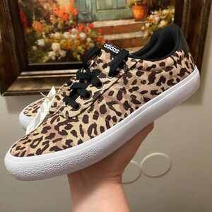 Adidas Vulc Raid3r x FARM Rio Low Leopard sneakers